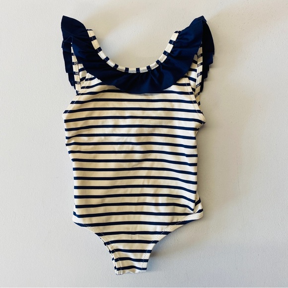 Jacadi Striped Swimsuit - Picture 1 of 2